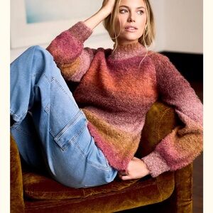 Tribal Boutique Ombré Boucle Sweater - perfect fall colors!